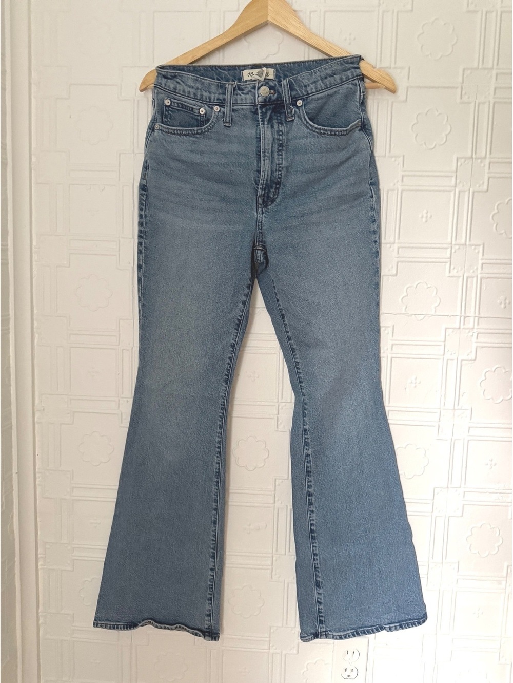 Madewell Perfect Vintage Flare Jeans Tarlow Wash High Rise Size 27